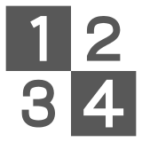 Símbolo de entrada con números Emoji Docomo