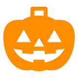 🎃 Zucca di Halloween Emoji su Docomo