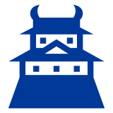 Castelo japonês Emoji Docomo