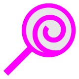 🍭 Lollipop Emoji in Docomo
