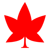 Maple Leaf Emoji in Docomo