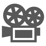 🎥 Movie Camera Emoji in Docomo