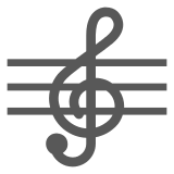 🎼 Partitura musical Emoji en Docomo