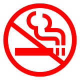 Símbolo de prohibido fumar on Docomo