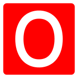🅾️ Blutgruppe 0 Emoji auf Docomo