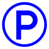 Symbole de parking Émoji Docomo