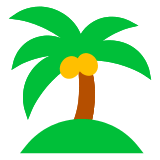 Palm Tree Emoji in Docomo