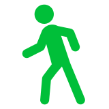 🚶 Person Walking Emoji in Docomo