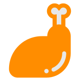 🍗 Perna de frango Emoji nos Docomo