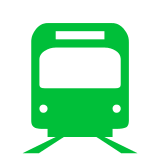 🚃 Eisenbahnwaggon Emoji auf Docomo