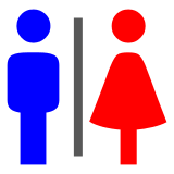 🚻 Toiletten Emoji auf Docomo