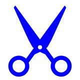 Scissors Emoji in Docomo