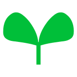 🌱 Planta de semillero Emoji en Docomo