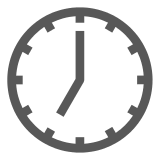 🕖 Seven O’clock Emoji in Docomo