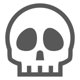 💀 Totenkopf Emoji auf Docomo