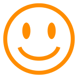 Cara sonriente Emoji Docomo