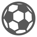 Футбольный мяч Эмодзи в Docomo