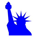 Statua della Libertà Emoji Docomo