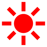 ☀️ Sun Emoji in Docomo