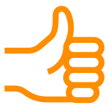 Thumbs Up Emoji in Docomo