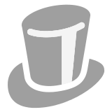 Sombrero de copa Emoji Docomo