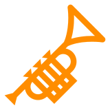 🎺 Trumpet Emoji in Docomo