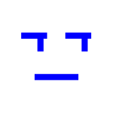 😒 Ernstes Gesicht Emoji auf Docomo