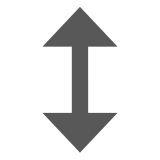 Up-Down Arrow Emoji in Docomo