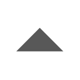 Triangle blanc pointant vers le haut on Docomo