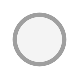 Cerchio bianco Emoji Docomo