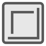 🔳 White Square Button Emoji in Docomo