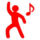 Woman Dancing Emoji in Docomo