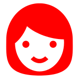 👩 Frau Emoji auf Docomo