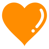Yellow Heart Emoji in Docomo