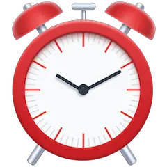 Alarm Clock Emoji on Facebook
