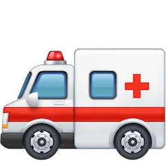 🚑 Rettungswagen Emoji auf Facebook