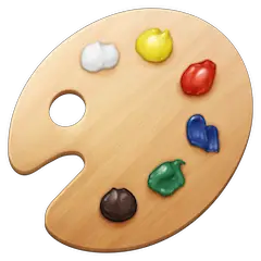 Paleta de pintor Emoji Facebook