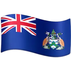 Bandera de la Isla Ascensión Emoji Facebook