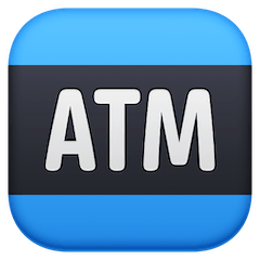 Simbolo ATM Emoji Facebook