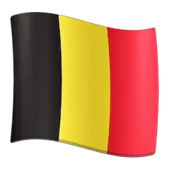 Bandera de Bélgica Emoji Facebook