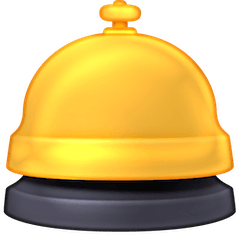 Bellhop Bell Emoji on Facebook