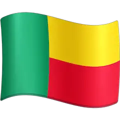 Drapeau du Bénin Émoji Facebook