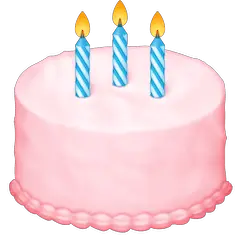 Pastel de cumpleaños Emoji Facebook