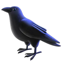🐦‍⬛ Schwarzer Vogel Emoji auf Facebook