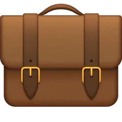 Briefcase Emoji on Facebook