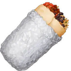 Burrito Emoji on Facebook