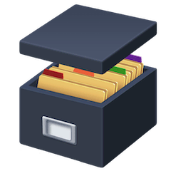 🗃️ Card File Box Emoji on Facebook