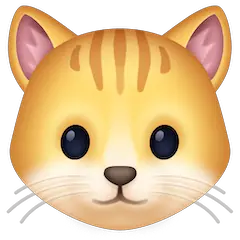 Cara de gato Emoji Facebook