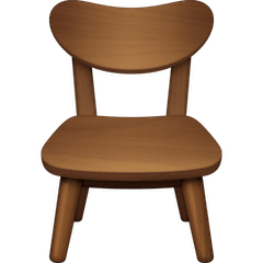 Chair Emoji on Facebook