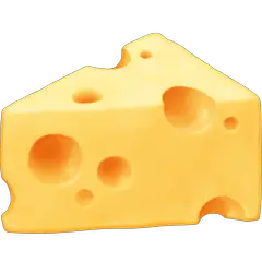 Cheese Wedge Emoji on Facebook